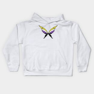 Nonbinary Butterfly Kids Hoodie